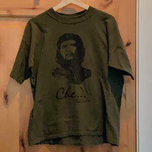 Olive Green Graphic T-Shirt
